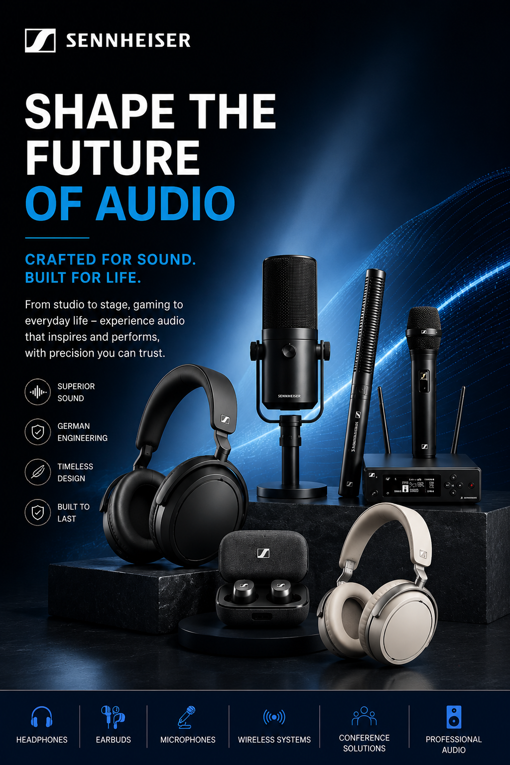 Sennheiser Wireless Systems & Conference Solutions - Authorized Dealer in Bihar